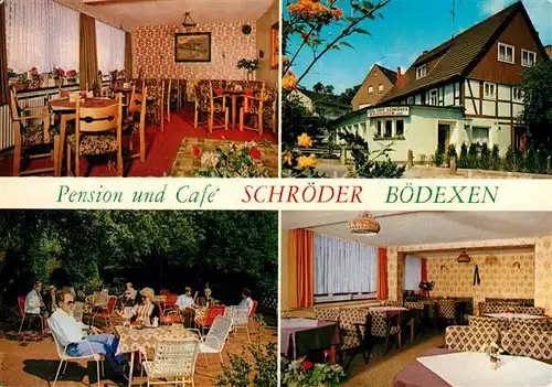 AK / Ansichtskarte Boedexen Pension Cafe Schroeder Boedexen