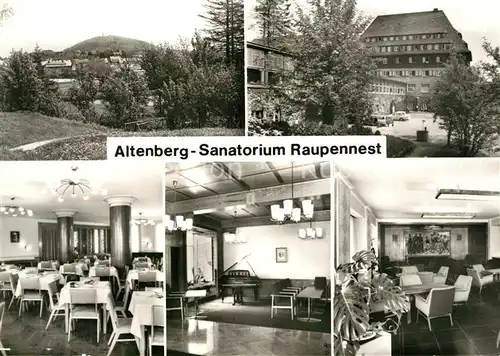 AK / Ansichtskarte Altenberg_Erzgebirge Sanatorium Raupennest Altenberg Erzgebirge