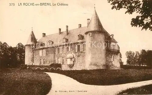 AK / Ansichtskarte La_Roche en Brenil Le Chateau La_Roche en Brenil
