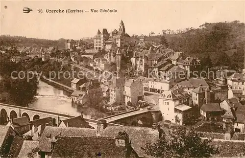 AK / Ansichtskarte Uzerche Vue generale Uzerche