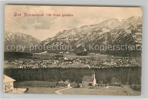 AK / Ansichtskarte Bad_Reichenhall Blick von Nonn Bad_Reichenhall