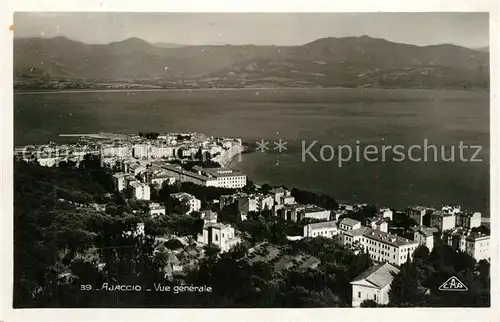 AK / Ansichtskarte Ajaccio Vue generale Ajaccio