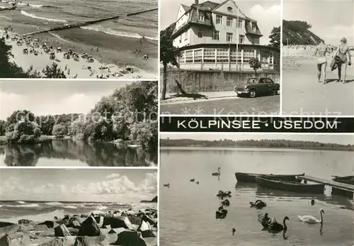 Koelpinsee_Loddin Strand Kueste Schwaene Erholungsheim Koelpinsee Loddin