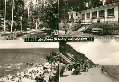 ueckeritz_Usedom Waldweg Strandklause Strand Kueste ueckeritz Usedom