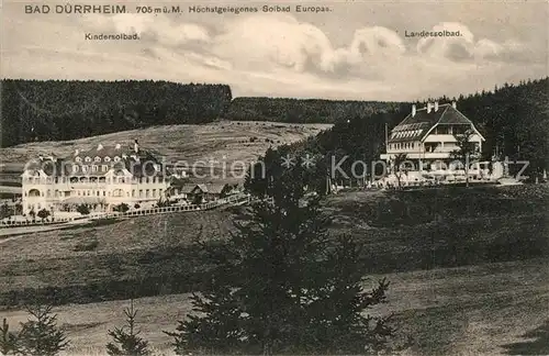 AK / Ansichtskarte Bad_Duerrheim Kindersolbad Kurhaeuser Bad_Duerrheim