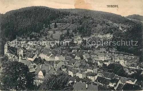 AK / Ansichtskarte Triberg_Schwarzwald Fliegeraufnahme Triberg Schwarzwald