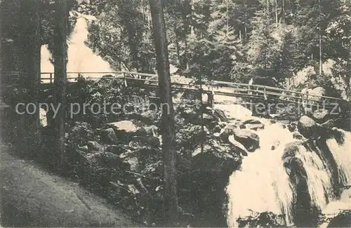 AK / Ansichtskarte Triberg_Schwarzwald Wasserfall Triberg Schwarzwald