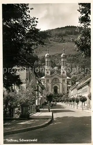 AK / Ansichtskarte Todtnau Kirchenpartie Todtnau