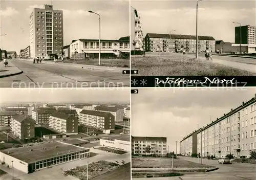 AK / Ansichtskarte Wolfen_Bitterfeld  Strasse der Republik Kinderkrippe Franz Mehring Strasse Wolfen Bitterfeld 