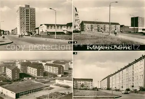 AK / Ansichtskarte Wolfen_Bitterfeld  Strasse der Republik Kinderkrippe Franz Mehring Strasse Wolfen Bitterfeld 