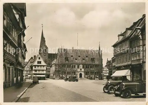 AK / Ansichtskarte Quedlinburg Marktplatz Quedlinburg