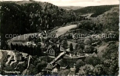 AK / Ansichtskarte Treseburg_Harz Fliegeraufnahme Treseburg Harz