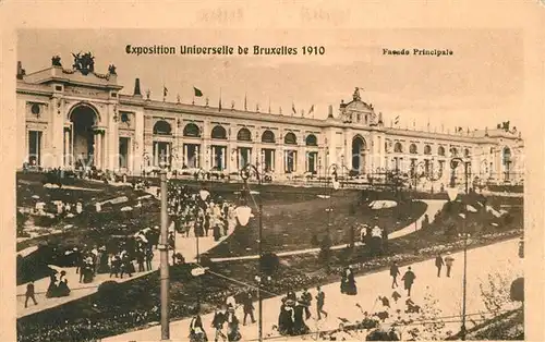 AK / Ansichtskarte Exposition_Universelle_Bruxelles_1910 Facade Principale  