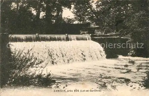 AK / Ansichtskarte Canazin Cascade Wasserfall 