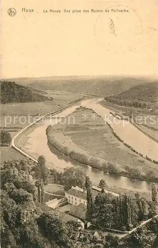 AK / Ansichtskarte Houx_Namur La Meuse Vue prise des Ruines de Rollvache Houx_Namur