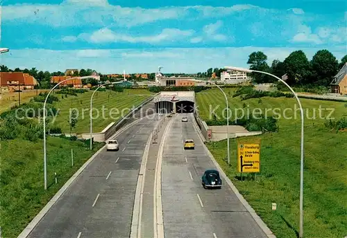 AK / Ansichtskarte Rendsburg Strassentunnel unter dem Nord Ostsee Kanal Rendsburg