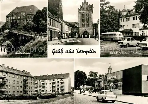 AK / Ansichtskarte Templin Goethe Schule Ferienheim Aufbau  Templin