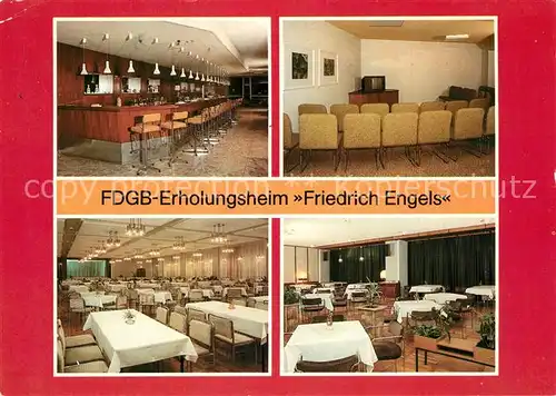 AK / Ansichtskarte Templin Erholungsheim Friedrich Engels Templin