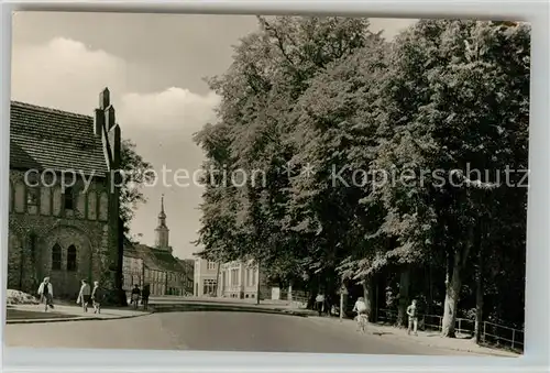 AK / Ansichtskarte Templin Kirchenpartie Templin