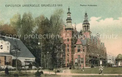 AK / Ansichtskarte Exposition_Universelle_Bruxelles_1910 Pavillon Hollandais  