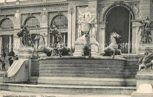 AK / Ansichtskarte Exposition_Universelle_Bruxelles_1910 La Quadrige 