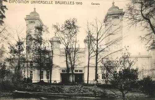 AK / Ansichtskarte Exposition_Universelle_Bruxelles_1910 Canada  