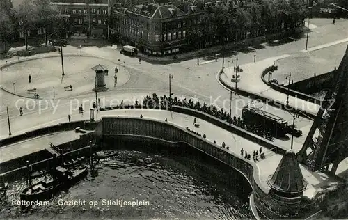 AK / Ansichtskarte Rotterdam Gezicht op Stieltjesplein Rotterdam