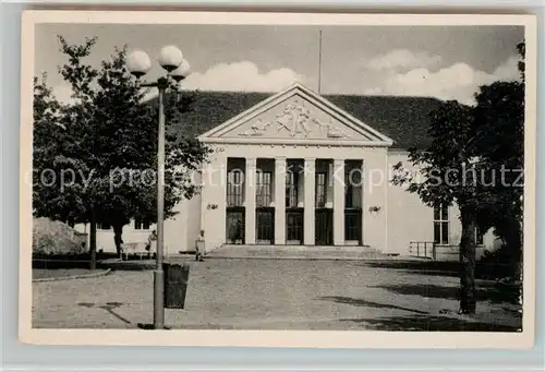 AK / Ansichtskarte Heringsdorf_Ostseebad_Usedom Theater Heringsdorf_Ostseebad