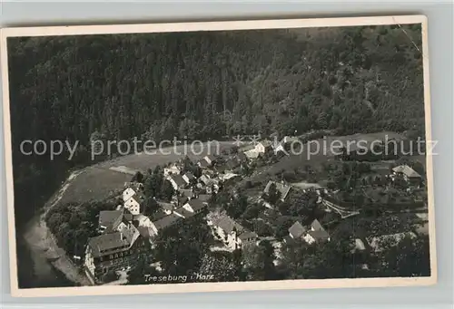 AK / Ansichtskarte Treseburg_Harz Fliegeraufnahme Treseburg Harz