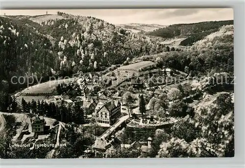 AK / Ansichtskarte Treseburg_Harz Fliegeraufnahme Treseburg Harz