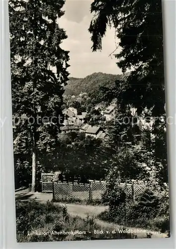 AK / Ansichtskarte Altenbrak_Harz Blick von der Waldb?hne Altenbrak Harz