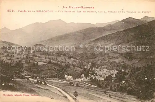 AK / Ansichtskarte Portet sur Garonne Fliegeraufnahme Vallee de la Bellongue Portet sur Garonne