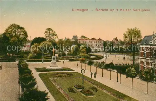 AK / Ansichtskarte Nijmegen Keizer Karelplein Monument Nijmegen