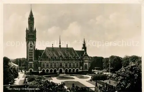 AK / Ansichtskarte Den_Haag Vredespaleis Friedenspalast Den_Haag