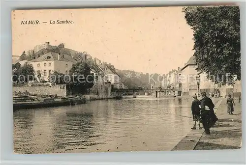 AK / Ansichtskarte Namur_sur_Meuse La Sambre Namur_sur_Meuse