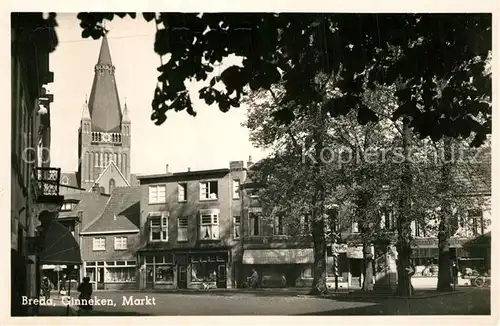 AK / Ansichtskarte Breda_Noord Brabant Ginneken Markt Breda Noord Brabant