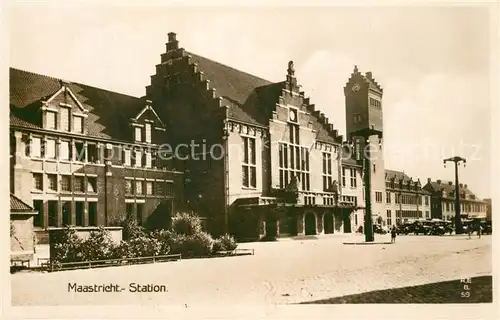 AK / Ansichtskarte Maastricht Station Bahnhof Maastricht