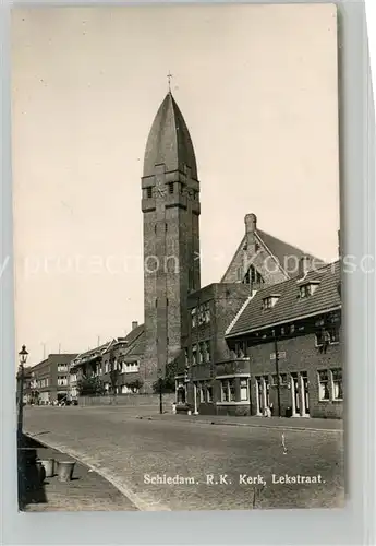 AK / Ansichtskarte Schiedam R.K. Kerk Lekstraat Schiedam