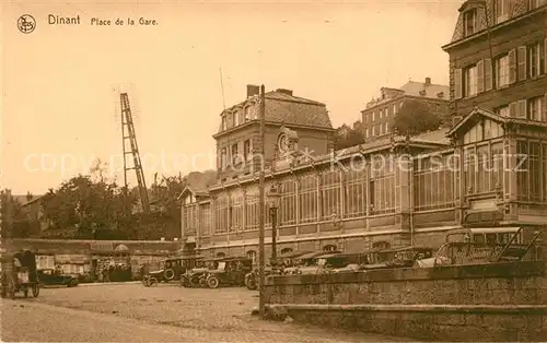 AK / Ansichtskarte Dinant_Wallonie Place de la Gare Dinant Wallonie