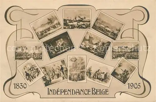 AK / Ansichtskarte Bruges_Flandre Independance Belge Details Bruges_Flandre