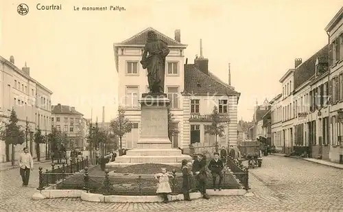 AK / Ansichtskarte Courtrai_Flandre Le monument Palfyn Courtrai_Flandre