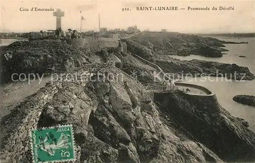 AK / Ansichtskarte Saint Lunaire Promenade du D?coll Saint Lunaire