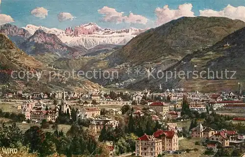 AK / Ansichtskarte Bozen_Suedtirol Panorama Bozen Suedtirol