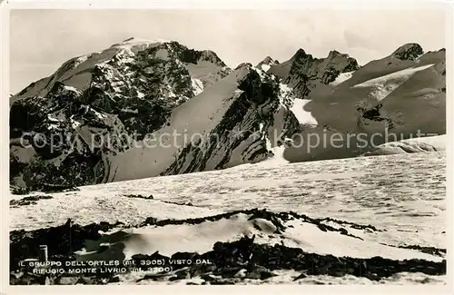 AK / Ansichtskarte Gruppo_dell_Ortles Rifugio Monte Livrio Gruppo_dell_Ortles