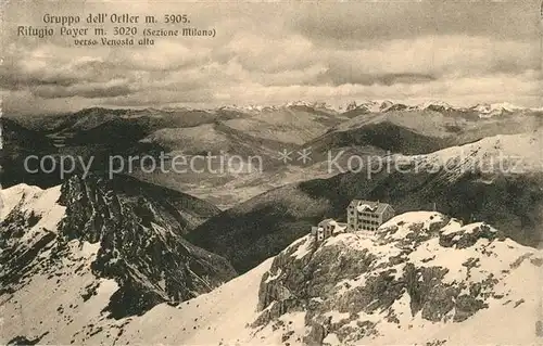 AK / Ansichtskarte Gruppo_dell_Ortler Rifugio Payer Gruppo_dell_Ortler