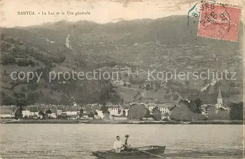 AK / Ansichtskarte Nantua Le Lac et la Vue generale Nantua