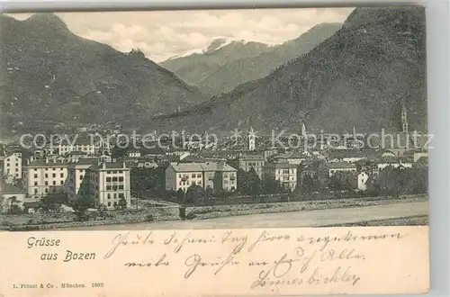 AK / Ansichtskarte Bozen_Suedtirol Panorama Bozen Suedtirol