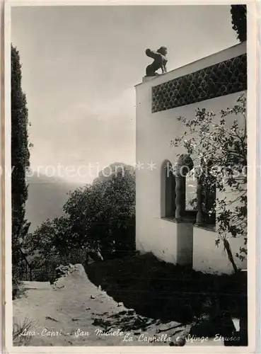 AK / Ansichtskarte Anacapri San Michele La Cappella Sfinge Etrusca Anacapri