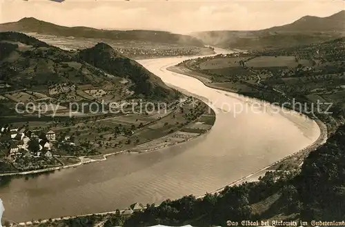 AK / Ansichtskarte Zirkowitz Elbtal Panorama Zirkowitz