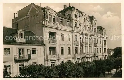 AK / Ansichtskarte Franzensbad_Boehmen Palasthotel Franzensbad_Boehmen